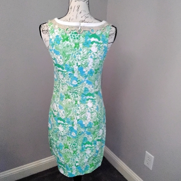 Lilly Pulitzer Janice It's A Zoo Limeade Shift Dress - 0 - Picture 6 of 12